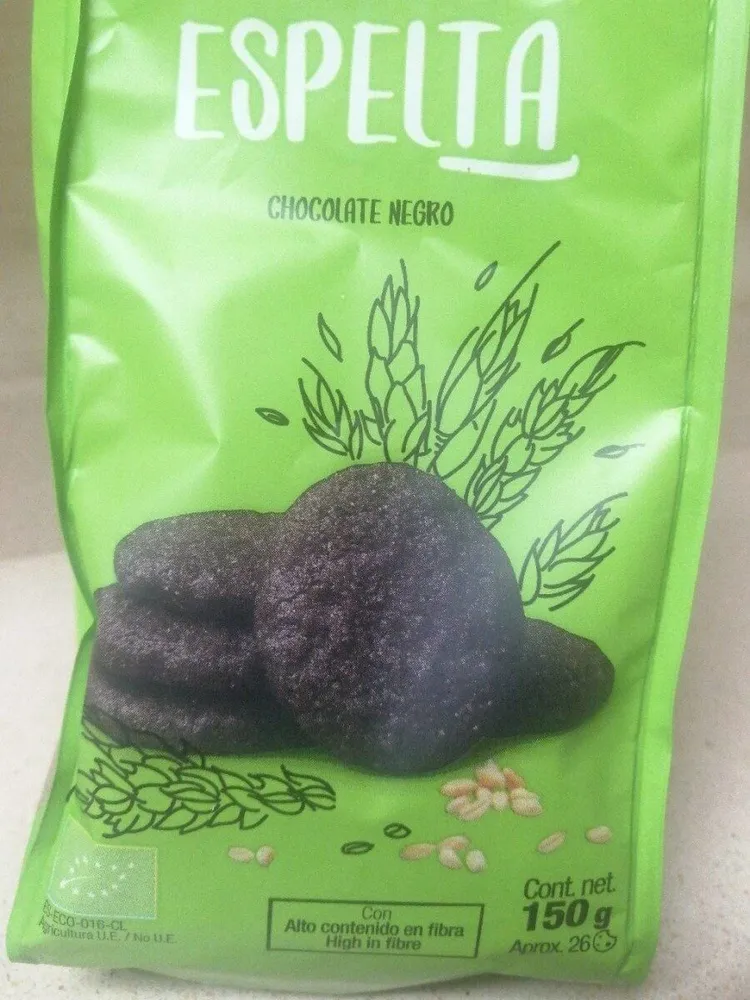 Galletas espelta chocolate negro