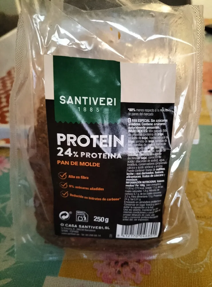 Pan de molde Protein