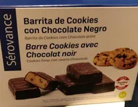 Barrita de Cookies con chocolate negro