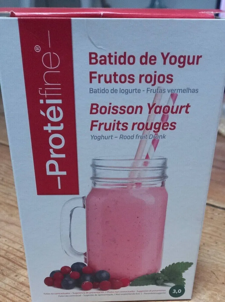 Boisson Yaourt fruits rouges