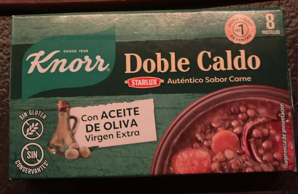 Caldo Knorr Carne 8 Pastillas 86GR