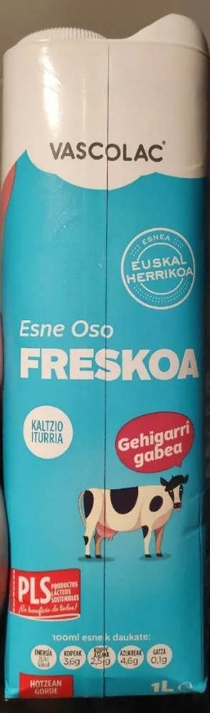 Leche fresca