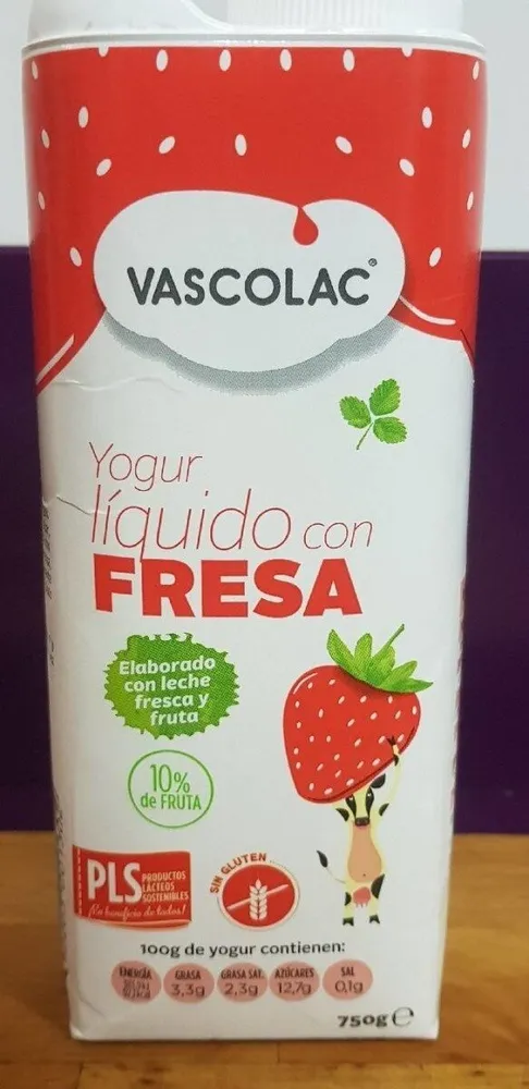 Yogur liquido fresa