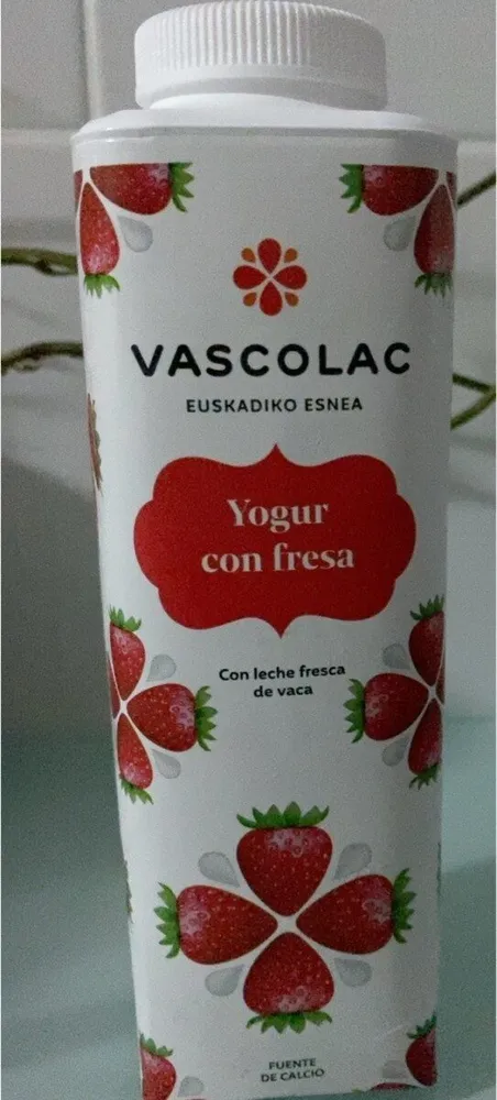Yogur con fresa