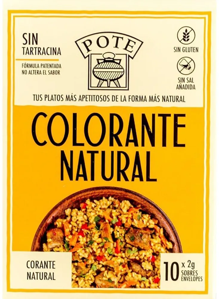 Colorante natural para paella
