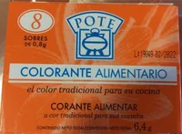 Colorante alimentario