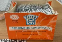 colorante alimenticio