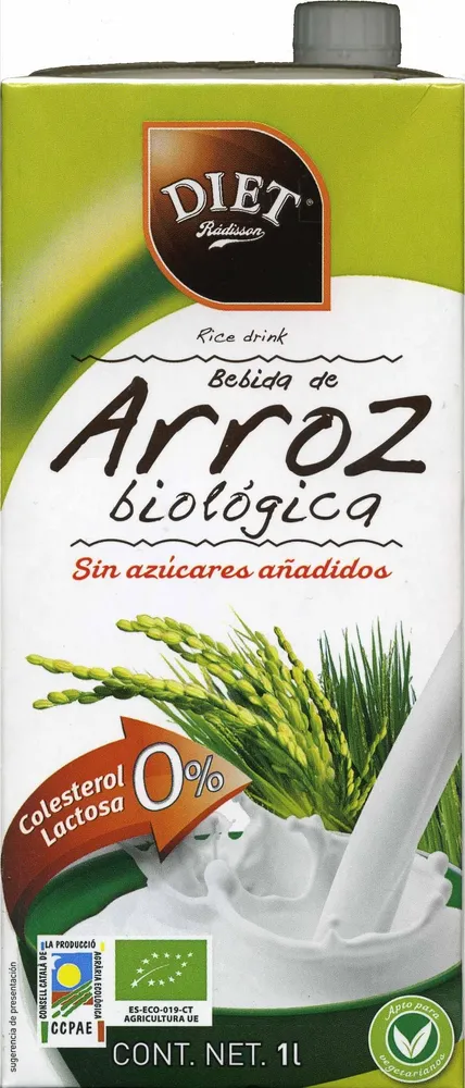 Bebida de arroz Integral Biológica