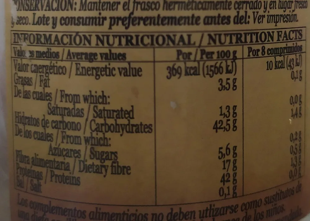 Comprimidos De levadura De Cerveza
