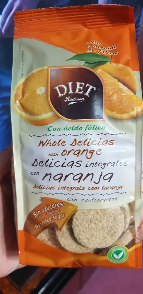 Delicias integrales con naranja