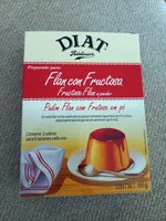 Flan con fructosa
