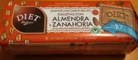 Galletas con almendra y zanahoria