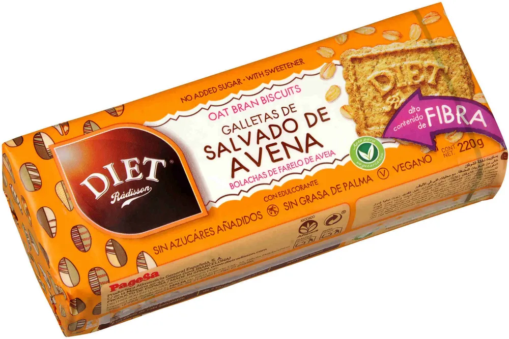 Galletas de salvado de avena