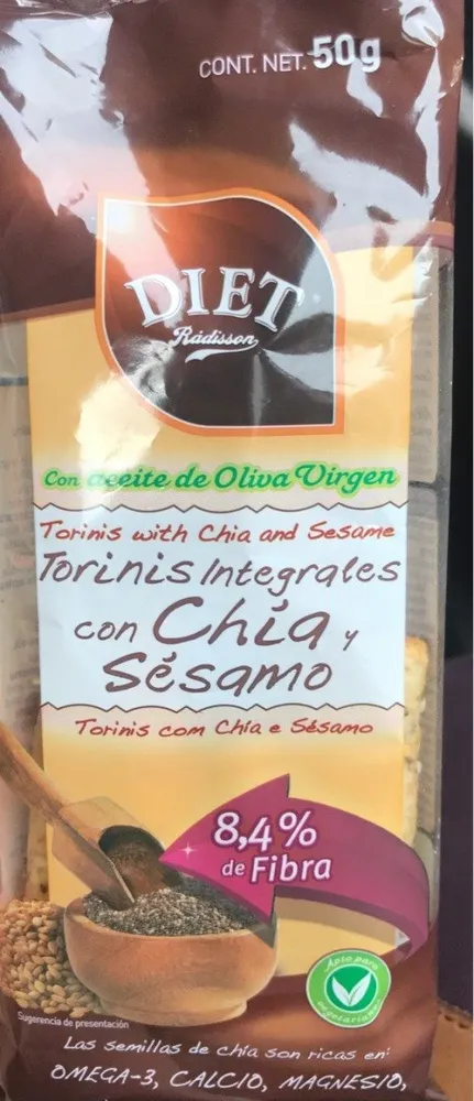 Torinis Integrales con chia y sesamo
