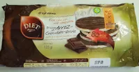 Tortitas de arroz con chocolate con leche