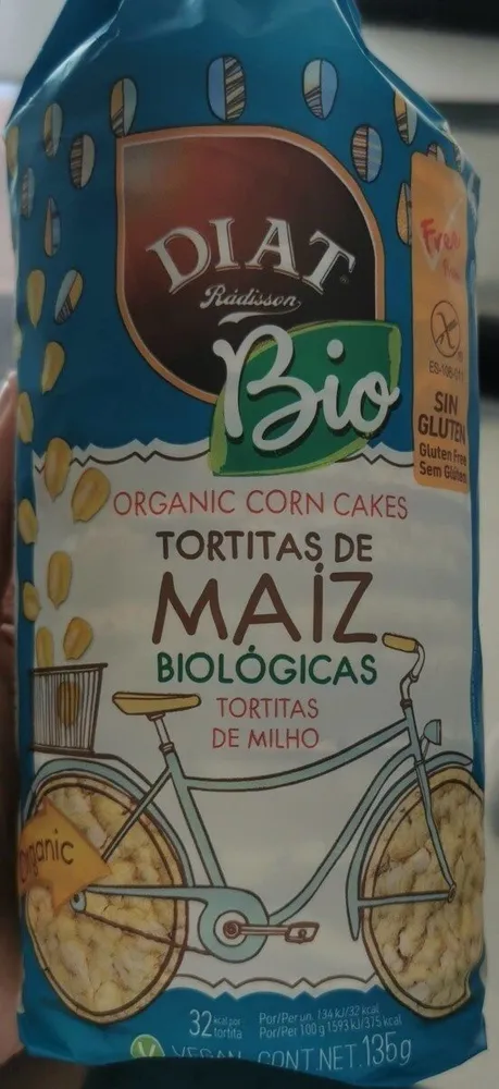 Tortitas de maiz biológicas