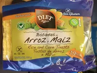 Tostadas de arroz y maíz