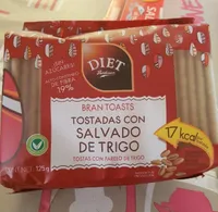 Tostadas con Salvado de Trigo