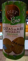 Tostas de aire integrales biológicas