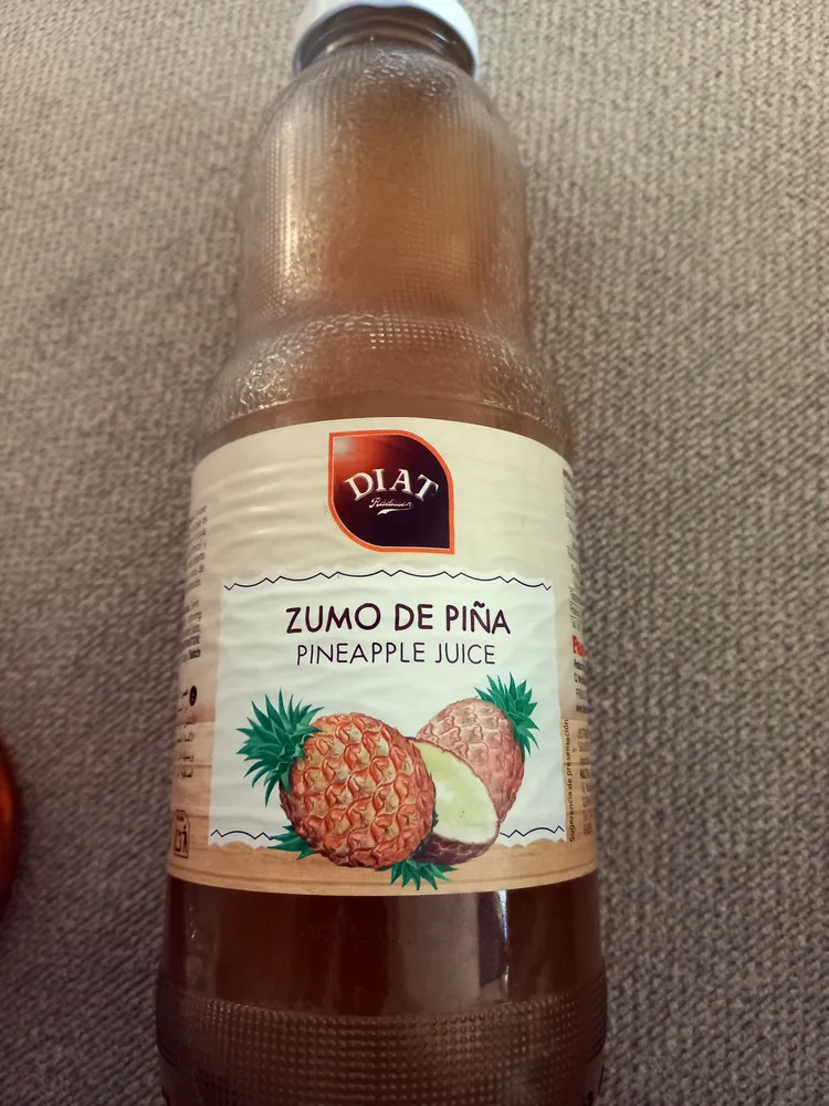 Zumo de piña