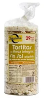 Tortitas de arroz integral sin sal añadida