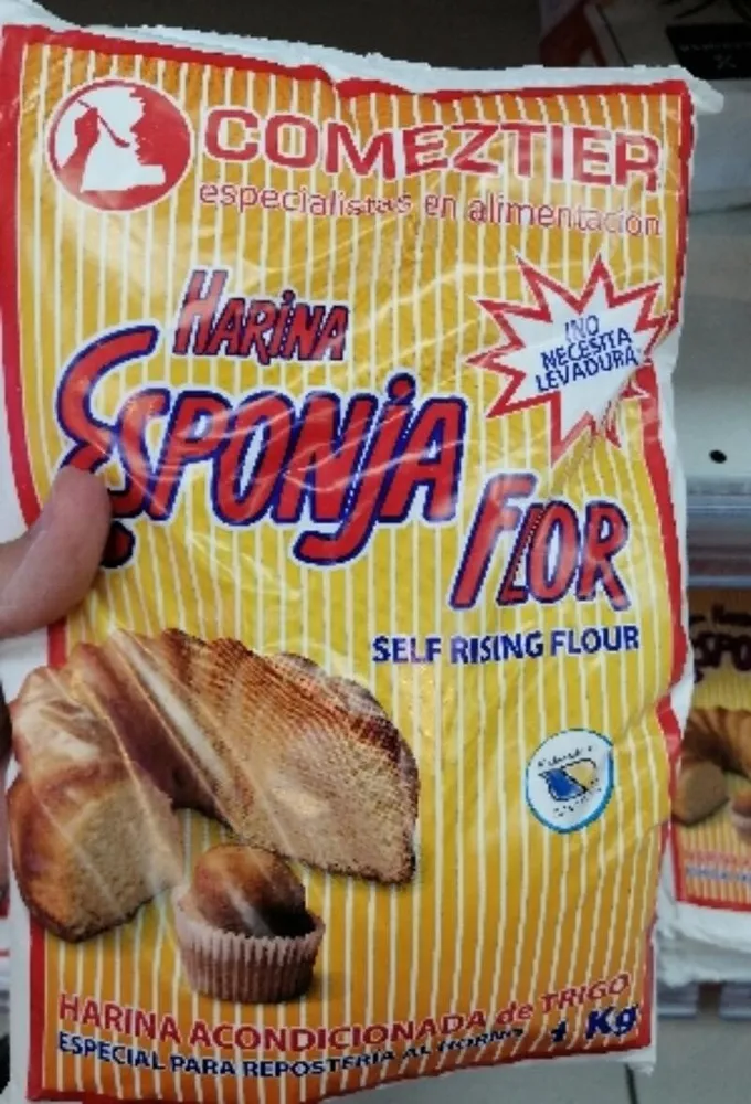 Harina esponja flor