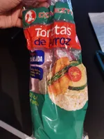 Tortitas de arroz sin sal añadida