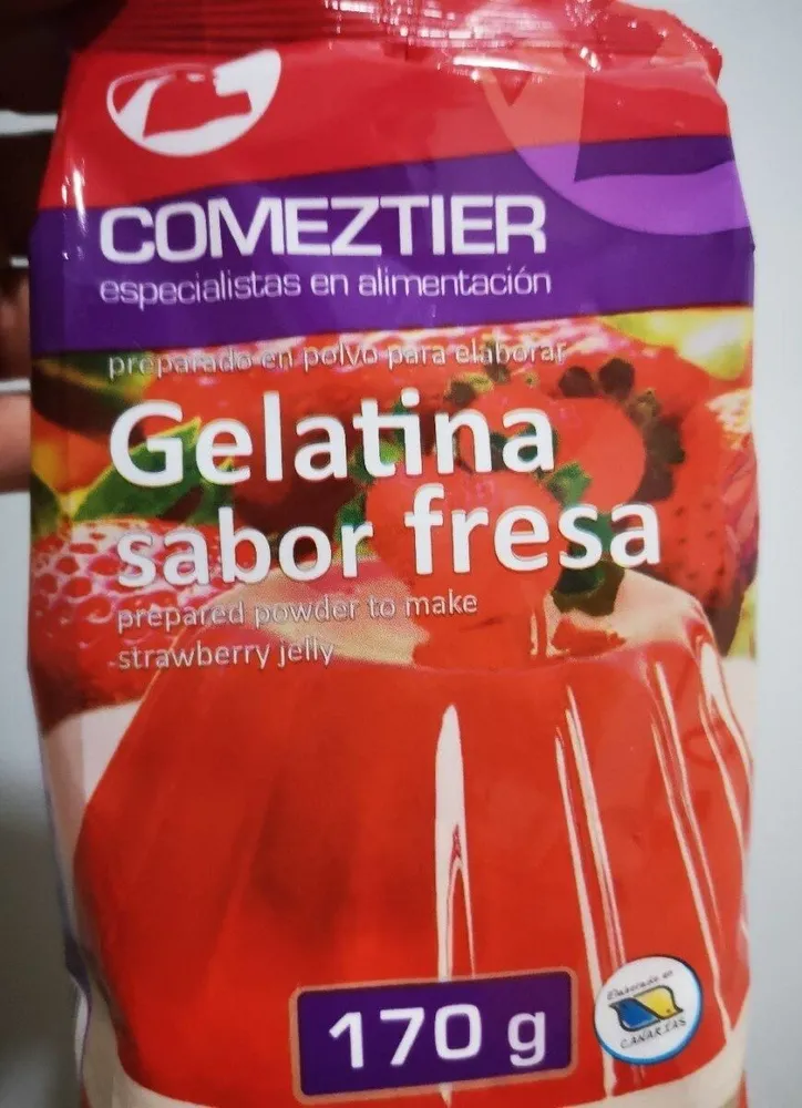 Gelatina sabor fresa
