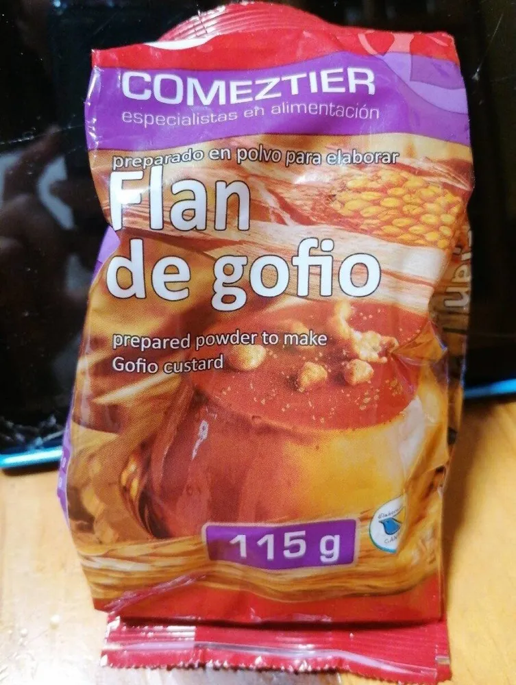 Flan de gofio