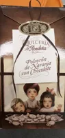 Polvorón de naranja con chocolate