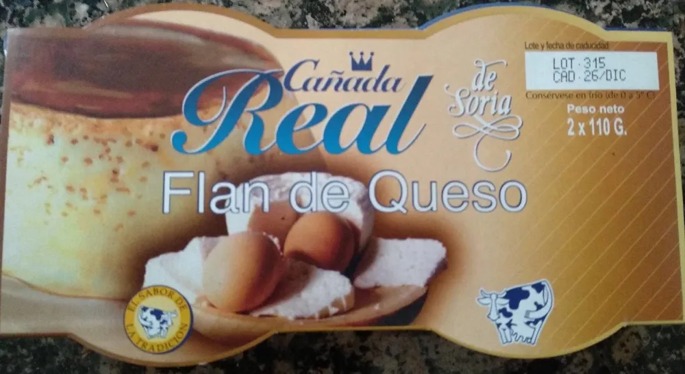 Flan de queso