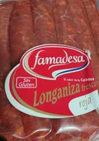 Longaniza fresca roja