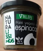 Paté vegetal de espinacas