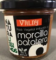 Pate vegetal imitacion a morcilla patatera