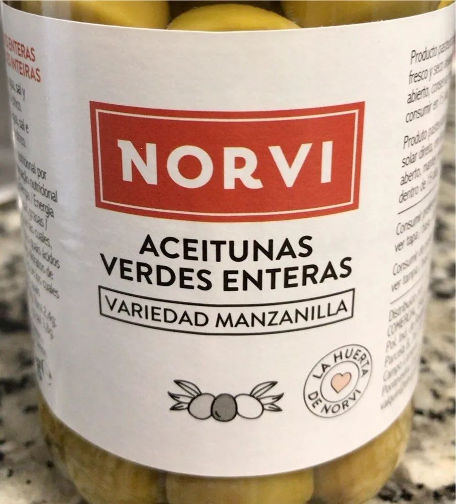 Aceitunas Verdes Enteras