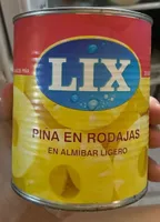 Rodajas de piña en almibar ligero