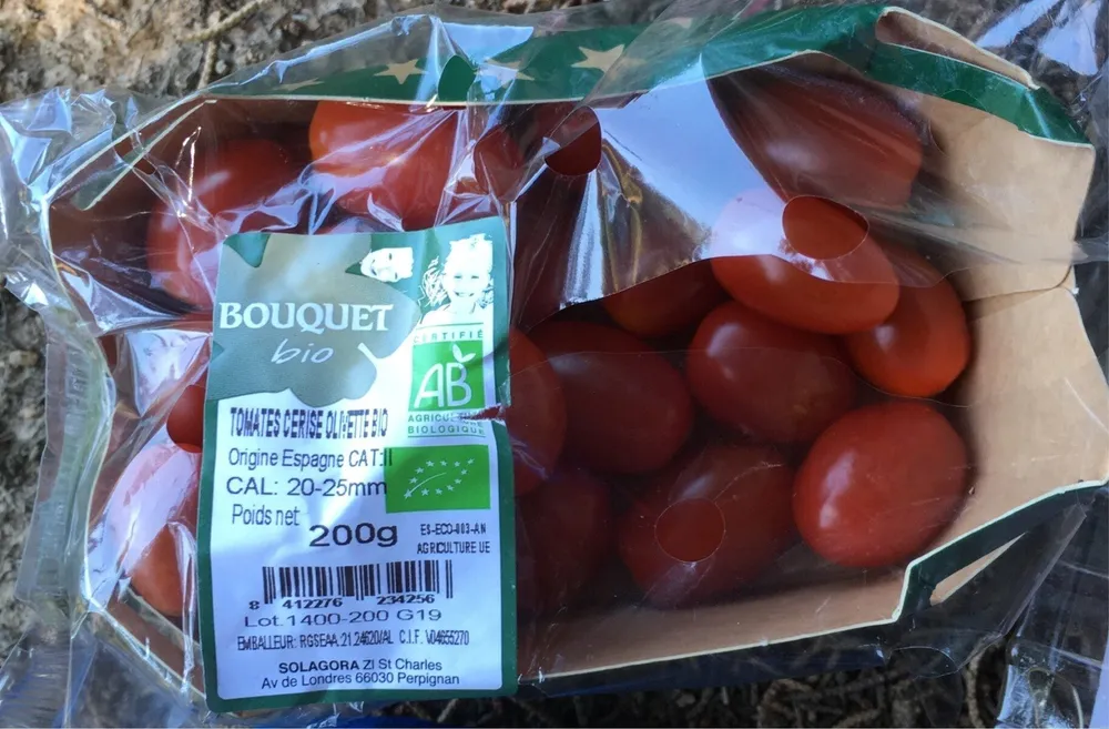 Tomates cerise olivette bio