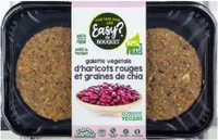 Hamburguesa vegetal de alubias rojas con chía