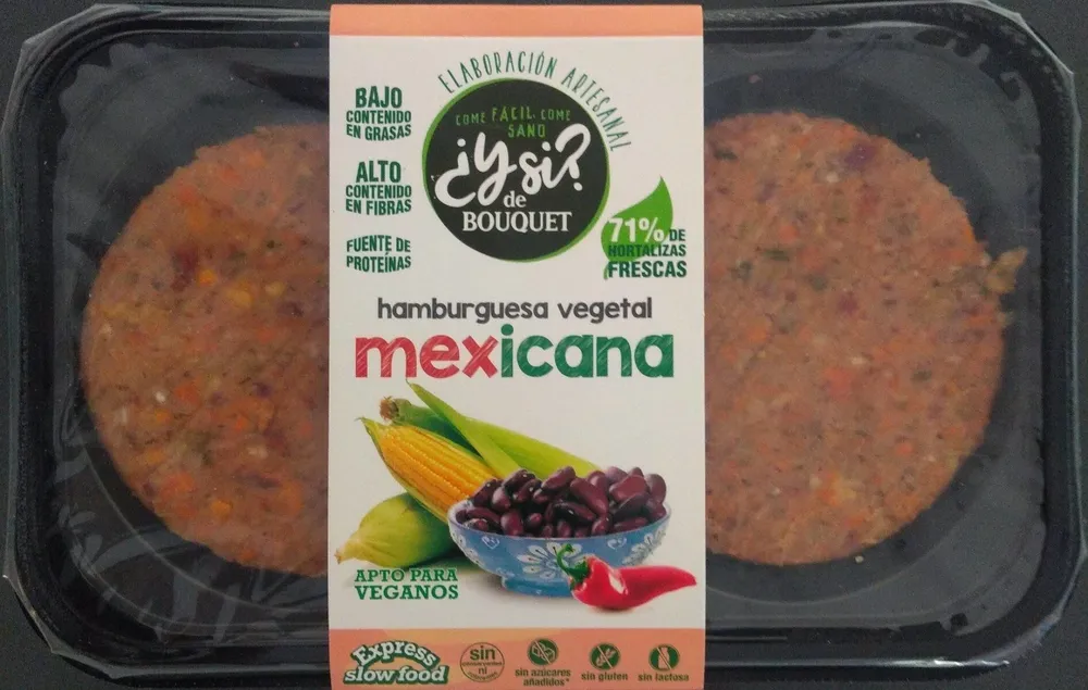Hamburguesa Vegetal Mexicana