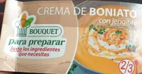 Crema de Boniato con jengibre