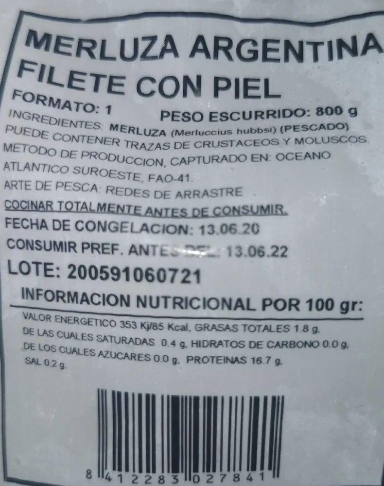 merluza argentina