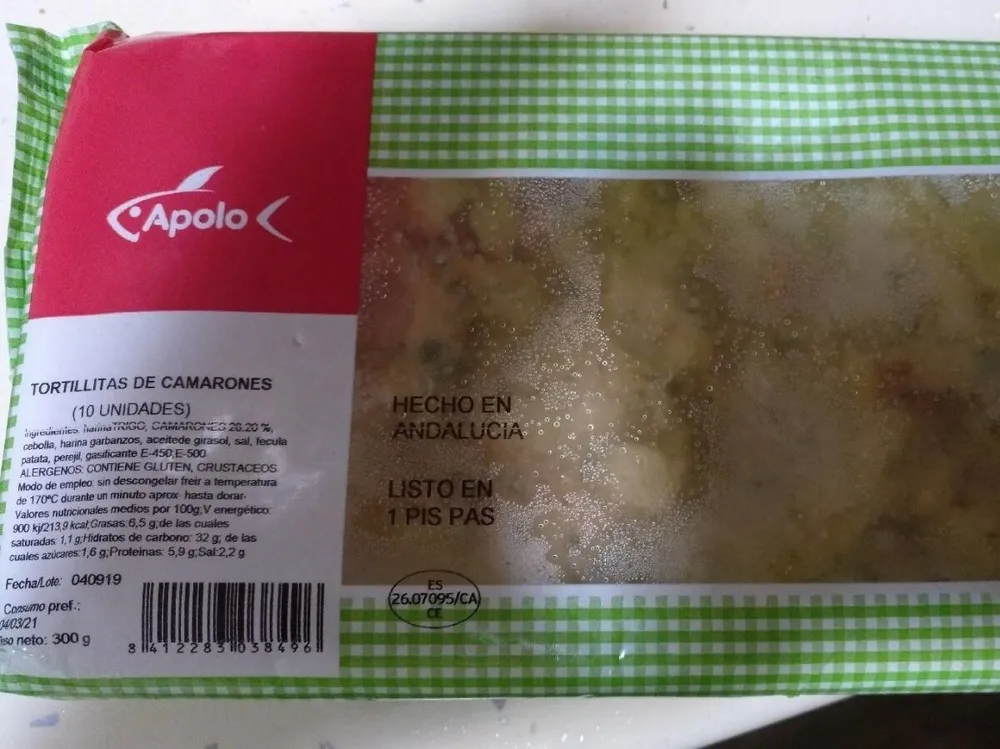 Tortillitas de camarones
