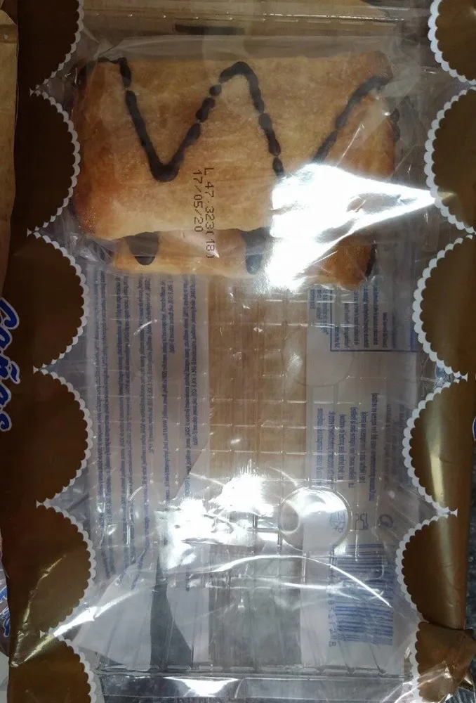 Cañas de chocolate