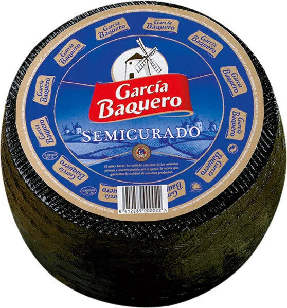 Queso semicurado mezcla graso elaborado con leche
