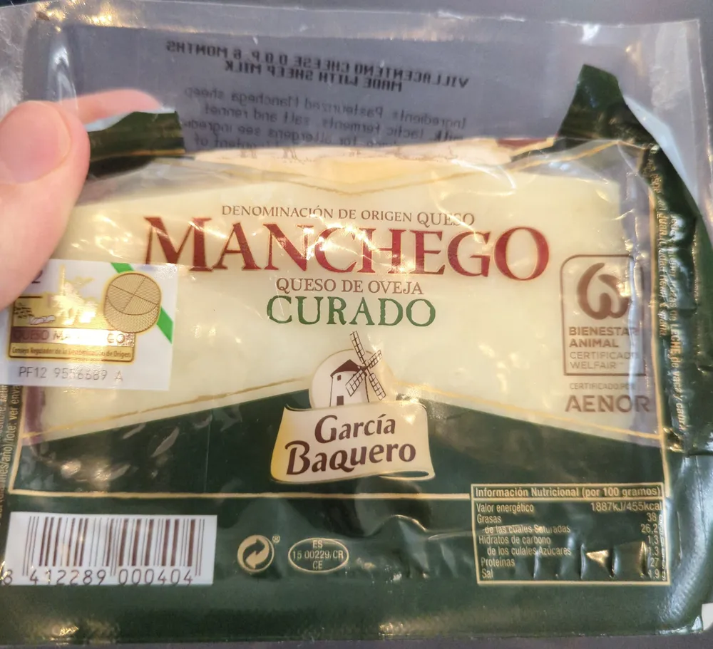 Queso de oveja curado
