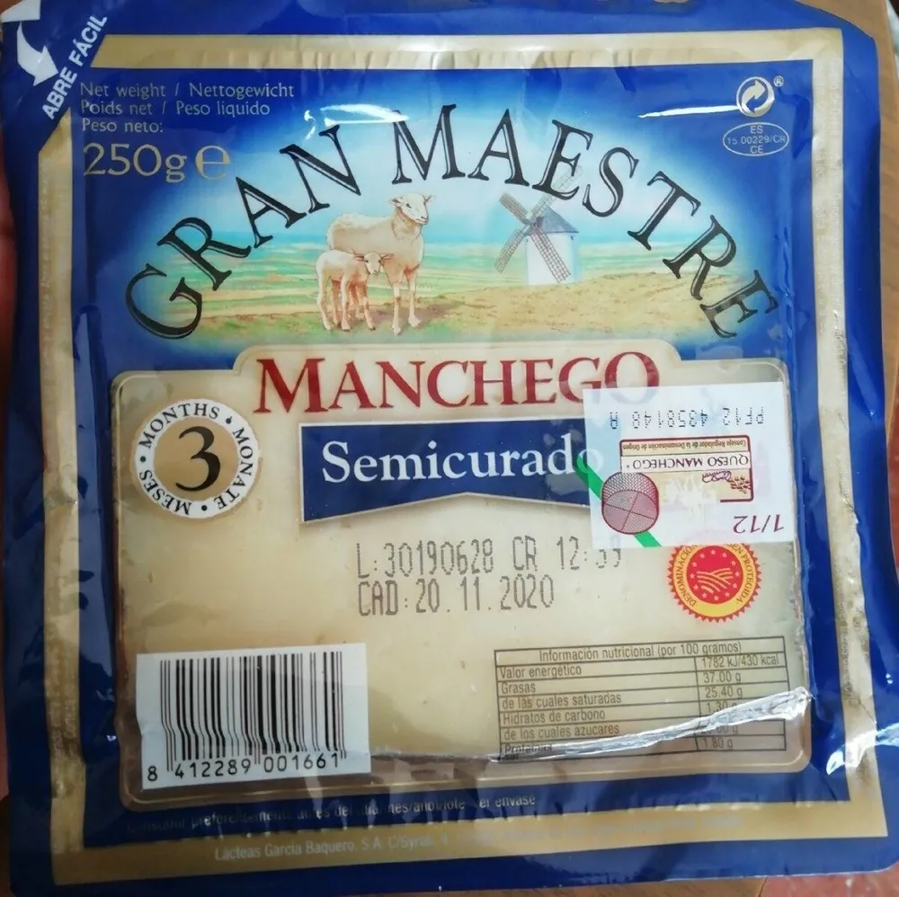Manchego semi curado
