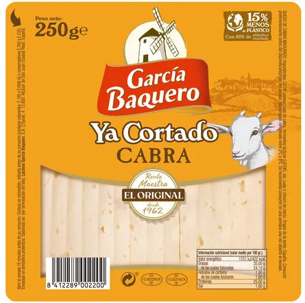 Queso de cabra cuñas ya cortado