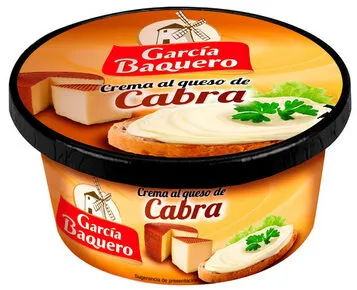 Crema al queso de cabra
