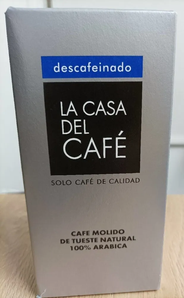 Café molido de tueste natural 100% arábica