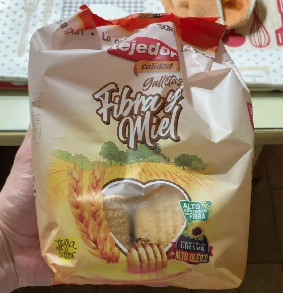 Galletas fibra y miel